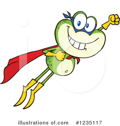 Royalty-Free (RF) Frog Clipart Illustration by Hit Toon - Stock Sample #1235117