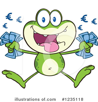 Royalty-Free (RF) Frog Clipart Illustration by Hit Toon - Stock Sample #1235118
