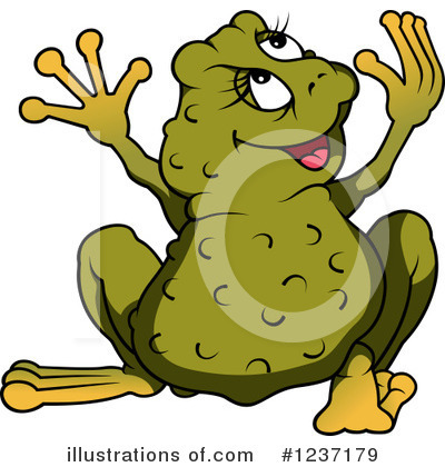 Royalty-Free (RF) Frog Clipart Illustration by dero - Stock Sample #1237179
