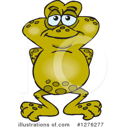 Toad Clipart #1276277 by Dennis Holmes Designs
