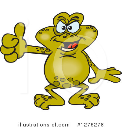 Toad Clipart #1276278 by Dennis Holmes Designs