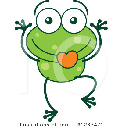 Royalty-Free (RF) Frog Clipart Illustration by Zooco - Stock Sample #1283471