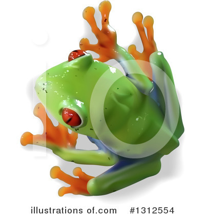 Tree Frog Clipart #1312554 by dero