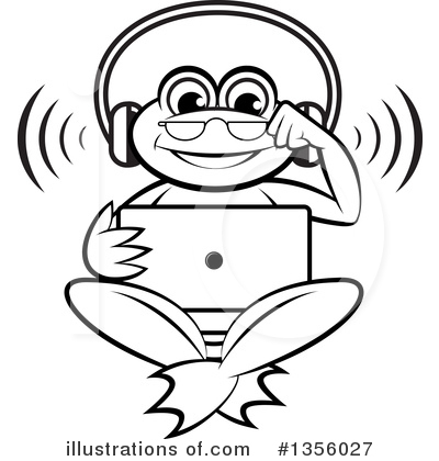Royalty-Free (RF) Frog Clipart Illustration by Lal Perera - Stock Sample #1356027