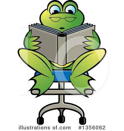 Reading Clipart #1356062 by Lal Perera