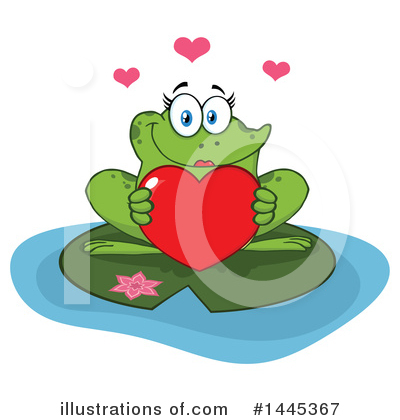 Royalty-Free (RF) Frog Clipart Illustration by Hit Toon - Stock Sample #1445367
