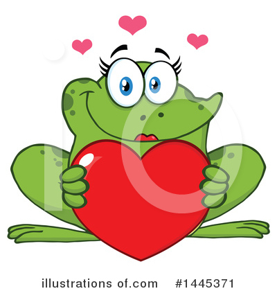 Royalty-Free (RF) Frog Clipart Illustration by Hit Toon - Stock Sample #1445371
