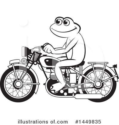 Motorcycle Clipart #1449835 by Lal Perera