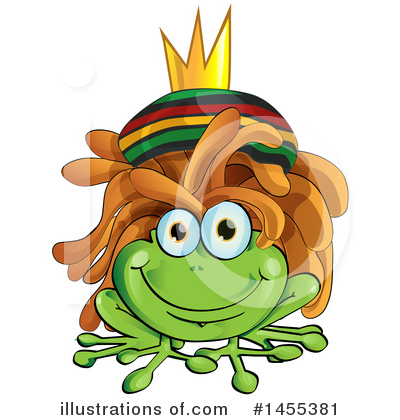 Frog Clipart #1455381 by Domenico Condello