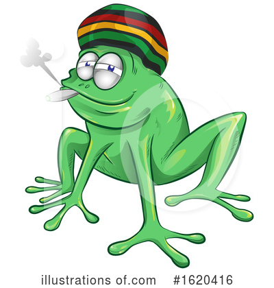 Royalty-Free (RF) Frog Clipart Illustration by Domenico Condello - Stock Sample #1620416