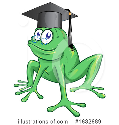 Frog Clipart #1632689 by Domenico Condello