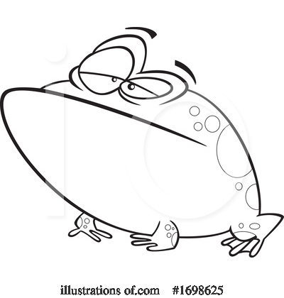 Bullfrog Clipart #1698625 by toonaday
