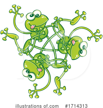 Royalty-Free (RF) Frog Clipart Illustration by Zooco - Stock Sample #1714313
