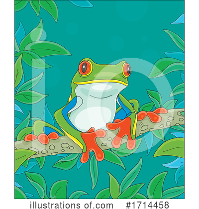 Tree Frog Clipart #1714458 by Alex Bannykh