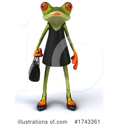 Green Frog Clipart #1743361 by Julos