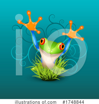 Royalty-Free (RF) Frog Clipart Illustration by Oligo - Stock Sample #1748844