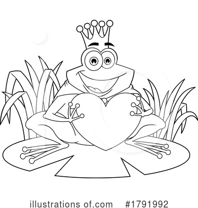 Frog Prince Clipart #1791992 by Hit Toon