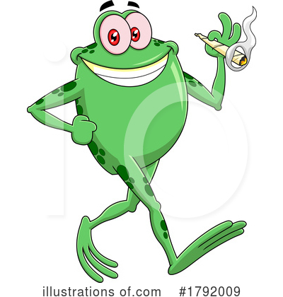 Royalty-Free (RF) Frog Clipart Illustration by Hit Toon - Stock Sample #1792009