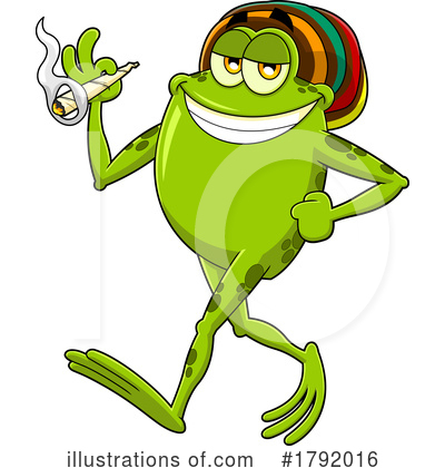 Royalty-Free (RF) Frog Clipart Illustration by Hit Toon - Stock Sample #1792016