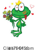 Frog Clipart #1794456 by Domenico Condello