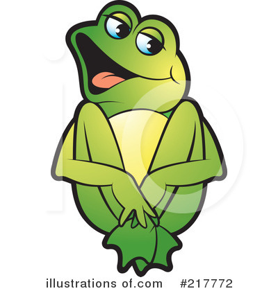 Royalty-Free (RF) Frog Clipart Illustration by Lal Perera - Stock Sample #217772