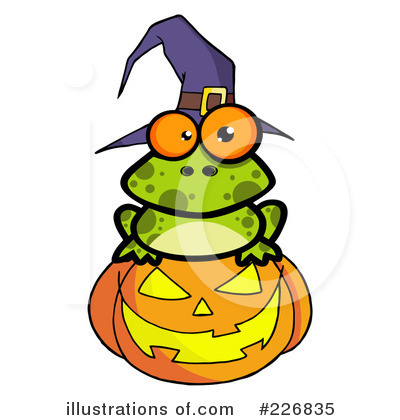 Royalty-Free (RF) Frog Clipart Illustration by Hit Toon - Stock Sample #226835