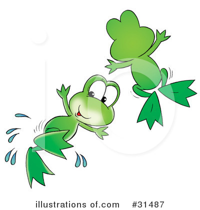 Royalty-Free (RF) Frog Clipart Illustration by Alex Bannykh - Stock Sample #31487