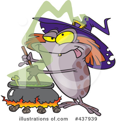 Royalty-Free (RF) Frog Clipart Illustration by toonaday - Stock Sample #437939