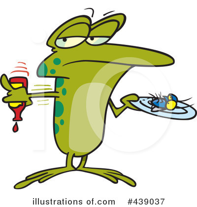 Royalty-Free (RF) Frog Clipart Illustration by toonaday - Stock Sample #439037