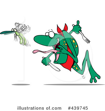 Royalty-Free (RF) Frog Clipart Illustration by toonaday - Stock Sample #439745
