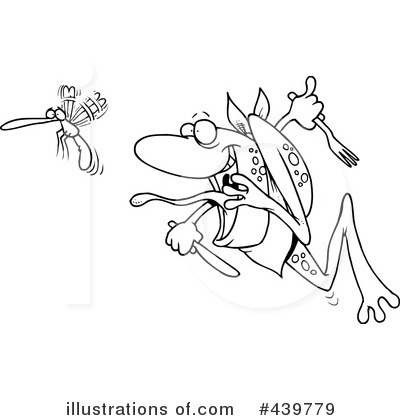 Royalty-Free (RF) Frog Clipart Illustration by toonaday - Stock Sample #439779