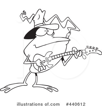 Royalty-Free (RF) Frog Clipart Illustration by toonaday - Stock Sample #440612