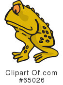Frog Clipart #65026 by Dennis Holmes Designs