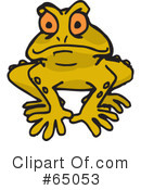 Frog Clipart #65053 by Dennis Holmes Designs