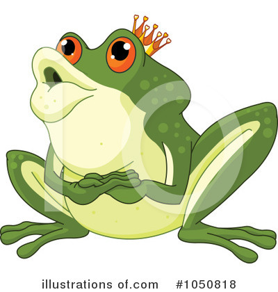 Royalty-Free (RF) Frog Prince Clipart Illustration by Pushkin - Stock Sample #1050818