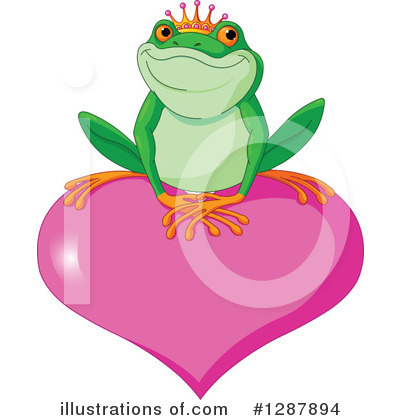 Royalty-Free (RF) Frog Prince Clipart Illustration by Pushkin - Stock Sample #1287894