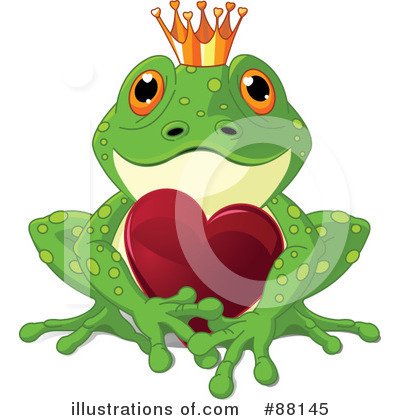 Royalty-Free (RF) Frog Prince Clipart Illustration by Pushkin - Stock Sample #88145