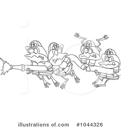 Royalty-Free (RF) Frogs Clipart Illustration by toonaday - Stock Sample #1044326