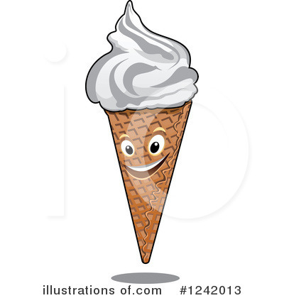 Royalty-Free (RF) Frozen Yogurt Clipart Illustration by Vector Tradition SM - Stock Sample #1242013