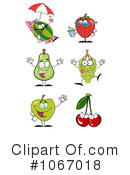 Fruit Characters Clipart #1067018 by Hit Toon