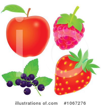 Royalty-Free (RF) Fruit Clipart Illustration by Alex Bannykh - Stock Sample #1067276