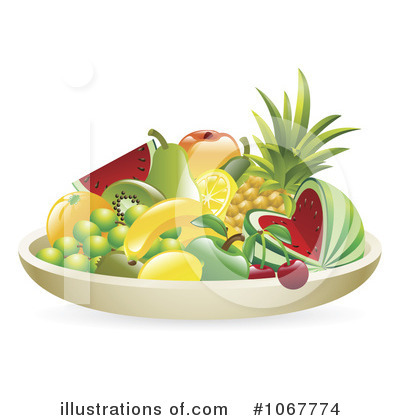 Royalty-Free (RF) Fruit Clipart Illustration by AtStockIllustration - Stock Sample #1067774