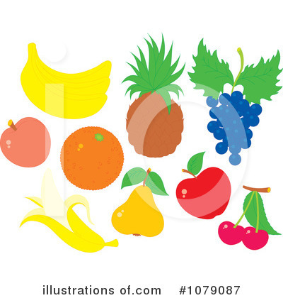Royalty-Free (RF) Fruit Clipart Illustration by Alex Bannykh - Stock Sample #1079087