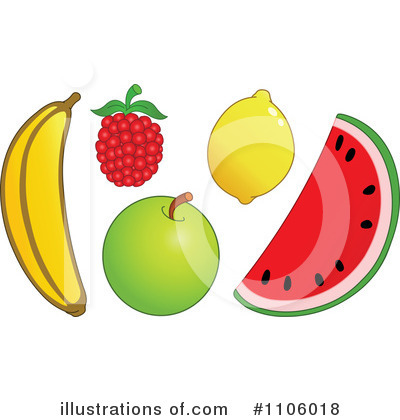 Royalty-Free (RF) Fruit Clipart Illustration by yayayoyo - Stock Sample #1106018