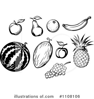 Royalty-Free (RF) Fruit Clipart Illustration by Vector Tradition SM - Stock Sample #1108106