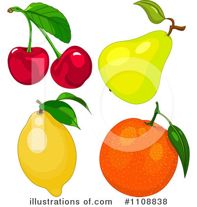 Royalty-Free (RF) Fruit Clipart Illustration by Pushkin - Stock Sample #1108838