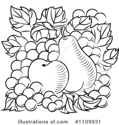 Royalty-Free (RF) Fruit Clipart Illustration by Vector Tradition SM - Stock Sample #1109931