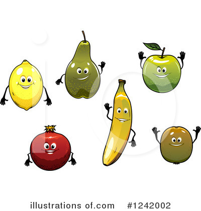 Royalty-Free (RF) Fruit Clipart Illustration by Vector Tradition SM - Stock Sample #1242002