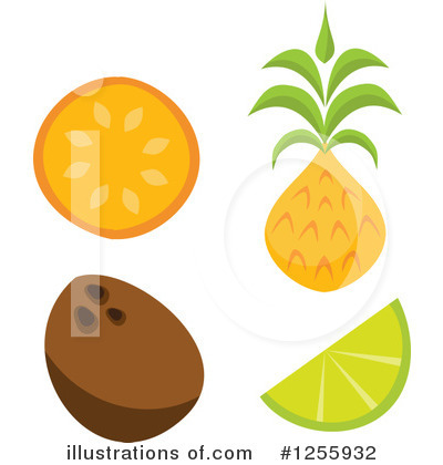 Pineapple Clipart #1255932 by Amanda Kate