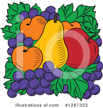 Royalty-Free (RF) Fruit Clipart Illustration by Vector Tradition SM - Stock Sample #1287323